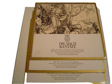 Die Bach Kantate BWV 248 1-6, 3 LP, winylowa okładka tippitoppi w rogu LP