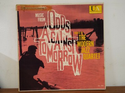MODERN JAZZ QUARTET ODDS AGAINST TOMORROW WHITE LABLE P VINYL ALBUM