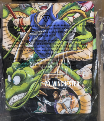 sealed Hypland Shenron Air Brush SHIRT Goku Bulma DRAGON BALL