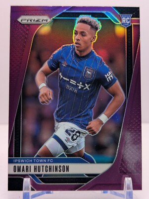 2024-25 Panini Prizm Premier League - Omari Hutchinson (RC) #277 Purple