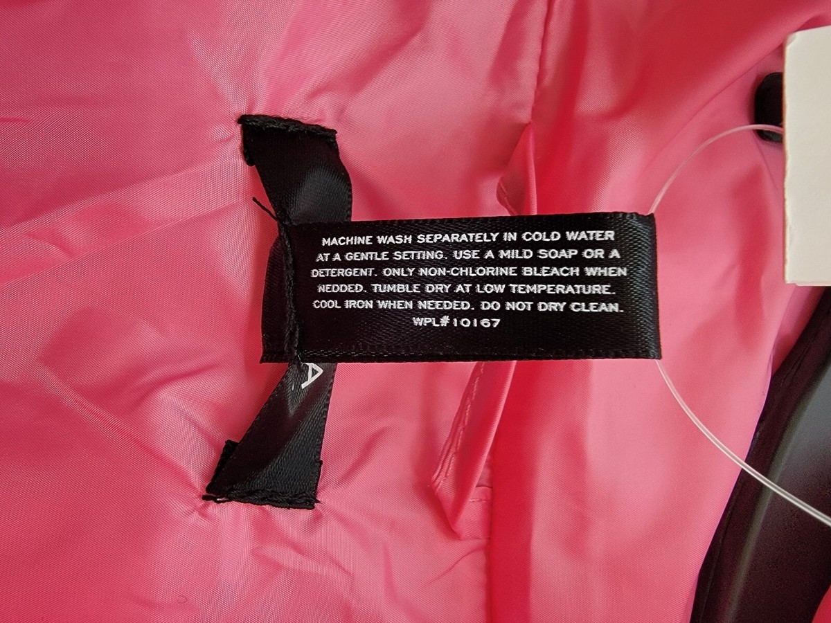 AQUA Cire Wonder Short Puffer Jacket Women's XL Punch Pink