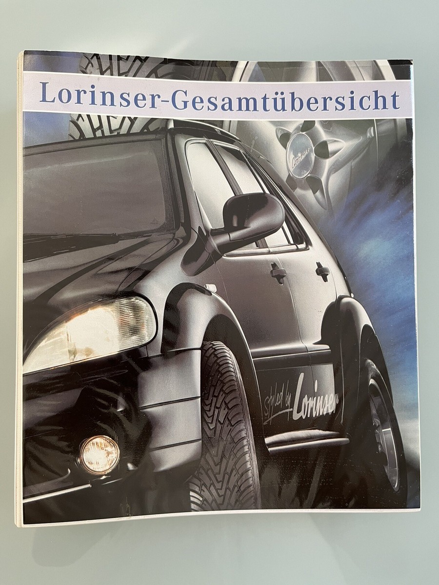 LORINSER MERCEDES-BENZ COMPLETE LITERATURE PROGRAM COLLECTION | eBay
