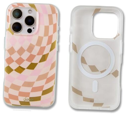 Case for | Compatible with MagSafe | 10ft iPhone 16 Pro Checkered Neutrals