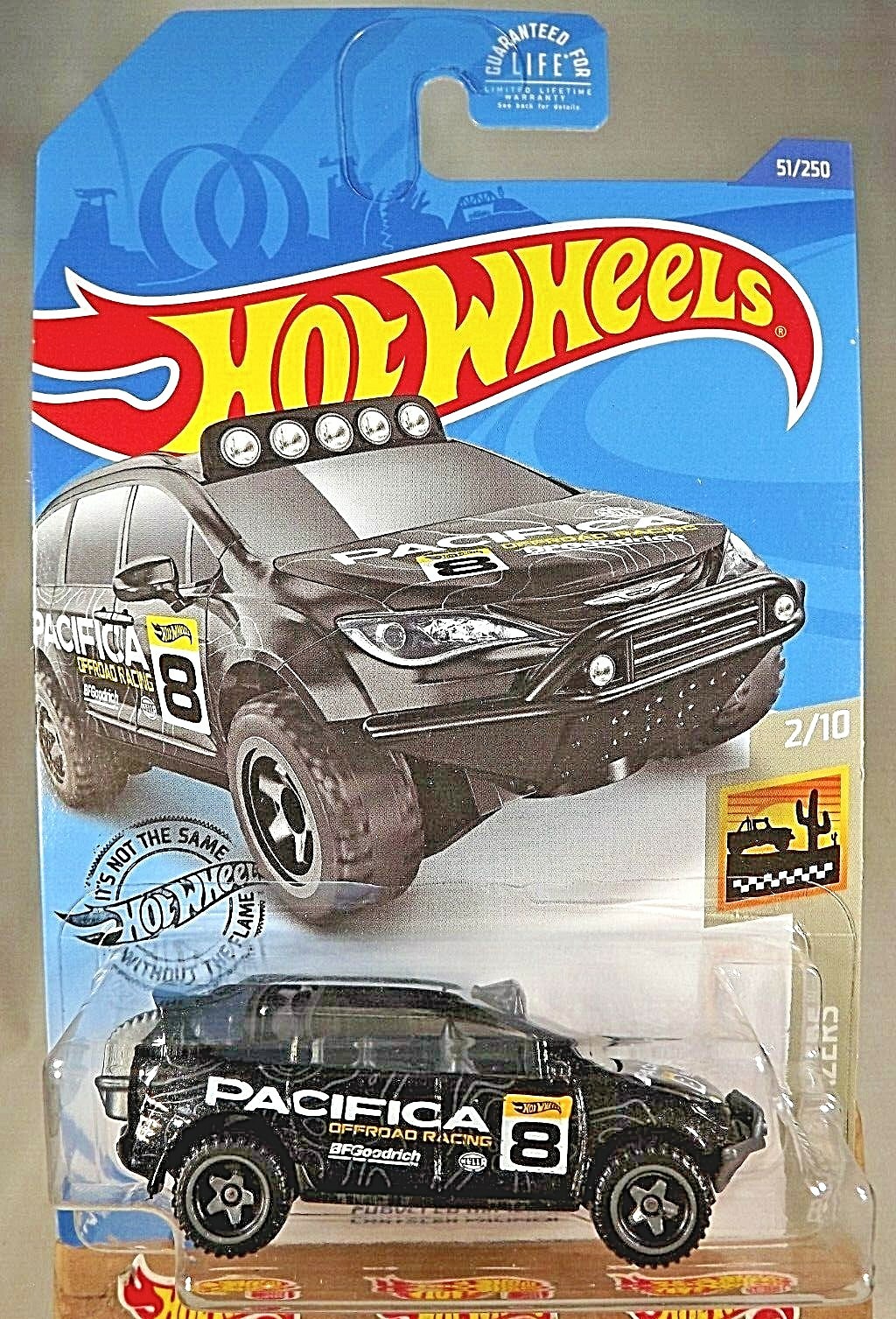 2020 Hot Wheels #51 Baja Blazers 2/10 CHRYSLER PACIFICA Black Variant wGrayBaja5