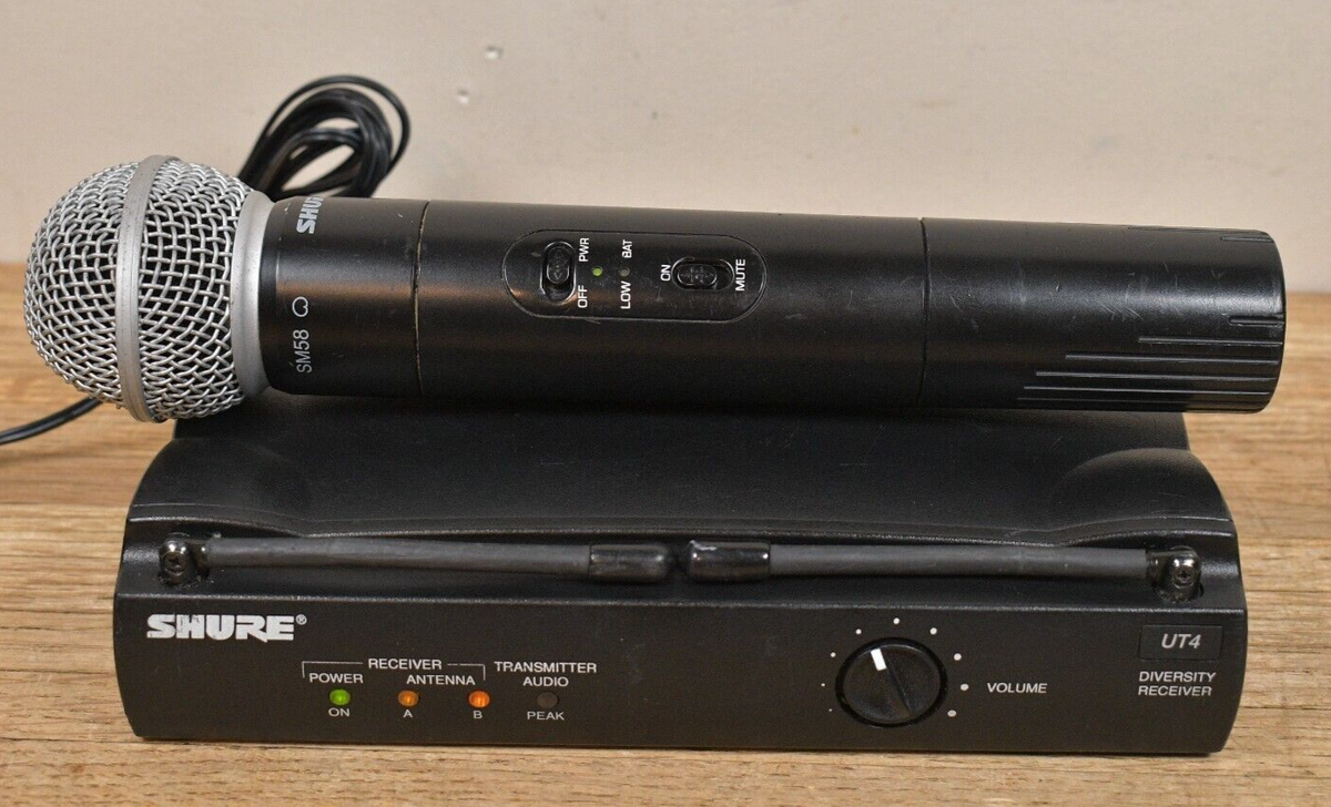Genuine SHURE Brand SM58 Wireless Microphone + Receiver Genuine SHURE Brand SM58 Wireless Microphone + Receiver