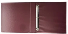3 Rings Supersafe Red Binder For Graded Certified Banknotes Currency XL Capacity