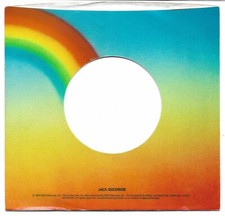 Company 45rpm Sleeve ONLY: MCA Records Rainbow 1976-83 - Excellent Condition