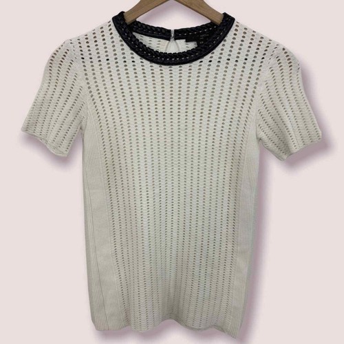 Louis Vuitton White Stretchy Mesh Knit 