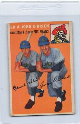 1954 Topps #139 Ed & John O'Brien Pirates VG/EX *DA-D5755