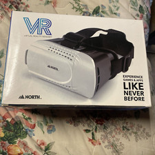North Virtual Reality VR Smartphone Headset - White/Black- Open Box