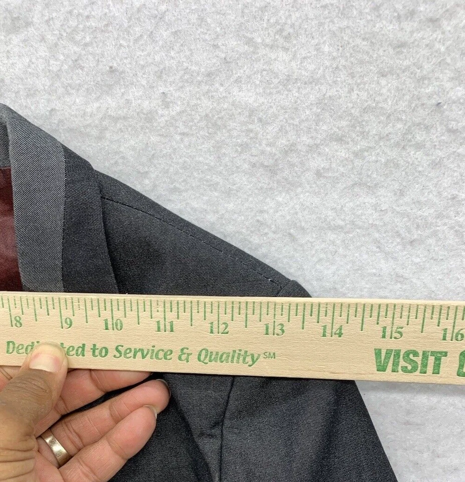 Traje Chaqueta Sean John Niños 8 Regular Gris Oscuro Abrigo Deportivo Iglesia Imagen Día Foto 3 de 4