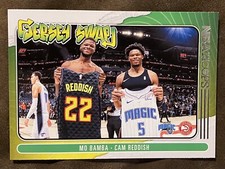2020-21 Panini NBA Hoops Basketball Mo Bamba Cam Reddish Jersey Swap #5