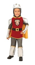 Warrior King Medieval Royalty Knight Fancy Dress Up Halloween Child Costume