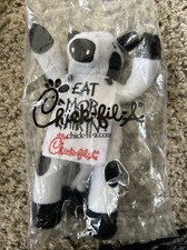 Chick-Fil-A Eat More Chikin Cow Plush Stuffed Animal Toy Vintage 2002 6 Tall