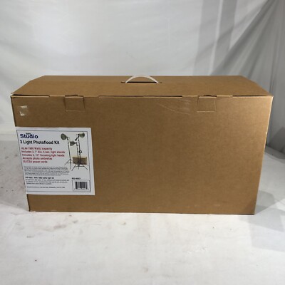 RPS Studio 3 Light Photoflood Kit RS-4003- NEW