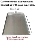 Custom Made Dog Crate Pan Chew Proof & Crack Proof Replacement Pan Dog Cage Tray