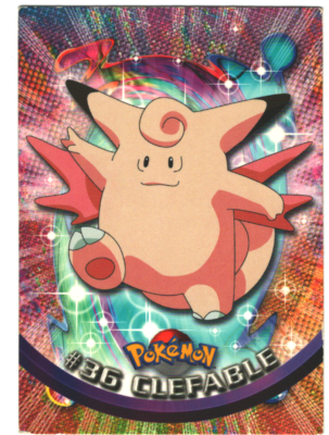 Clefable #36 Topps 1999 Series 1 Blue Logo Label 1st Print Pokemon Card |  eBay