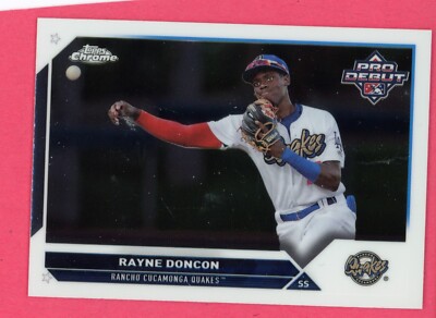 2023 TOPPS PRO DEBUT CHROME RAYNE DONCON PDC #23