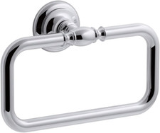 K-72571-CP Artifacts Towel Ring, Polished Chrome
