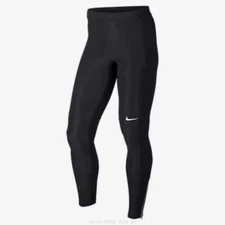 NEW Mens Nike Filament Team Black/Team White 519985-010 Running Tights Pants