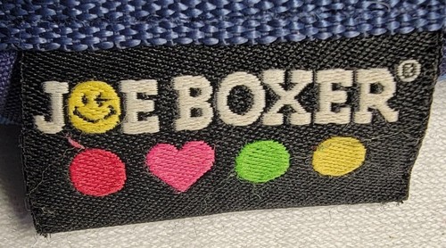 Vintage Joe Boxer Zip-Up Tote Over The Shoulder Bag W/inside Pockets Blue Stars - Picture 4 of 8