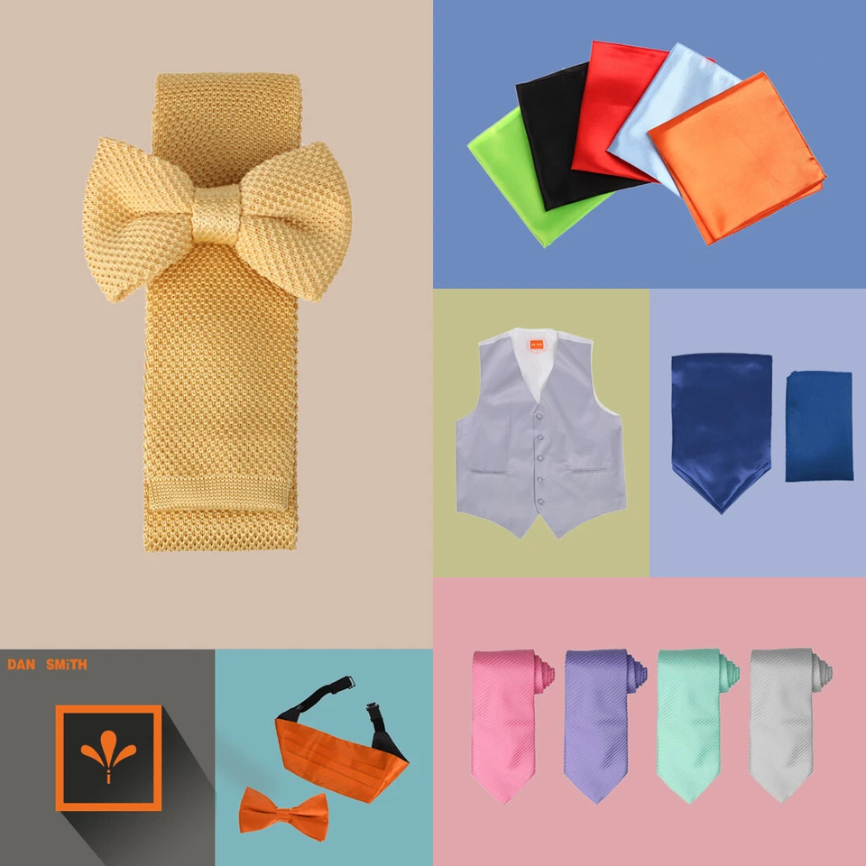 Conjunto de caixa de presente gravata borboleta poli pré-amarrada mais opções disponíveis 5PT por Dan Smith DC69 - Imagem 2 de 2