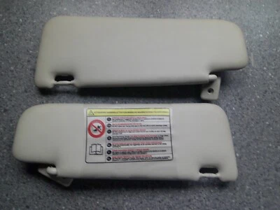 GENUINE FIAT 500 PAIR OF SUN VISORS MIRROR ON LEFT 2007 TO 2015 - Image 1 of 4