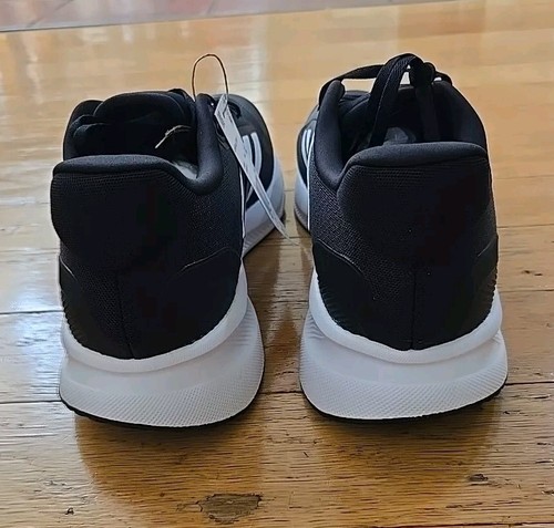 NIB - adidas Runfalcon 5 Black White Mens Size 12 IH7758 - Picture 5 of 6