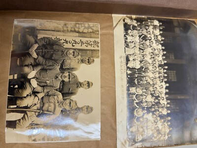 Japanese Old photo album WWII VINTAGE MILITARY SOLDIER ARMY 180