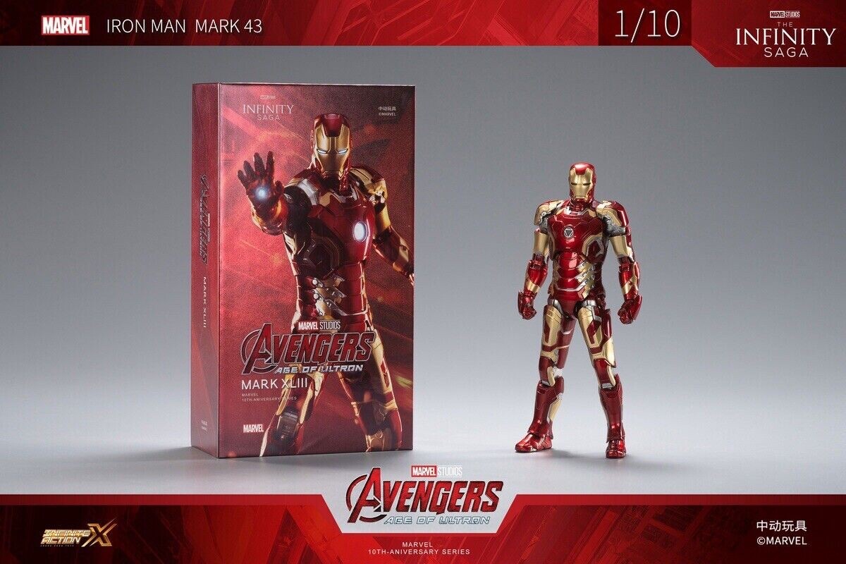 ZD-MK43-L: ZD Toys Marvel Iron Man Mark43 7