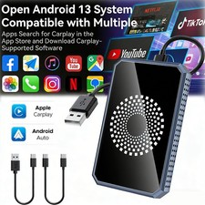 3 In1 Magic Video Box for Streaming Wireless CarPlay AI box Android Auto Adapter