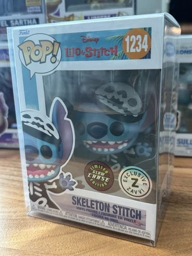 Funko Pop! Disney Lilo & Stitch #1234 Skeleton Stitch GLOW CHASE - Zavvi Exc