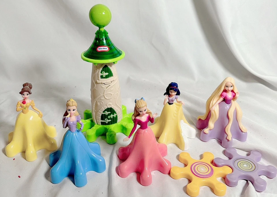 👑� Little Tikes Gear Works Disney Princess Spin Tower Lote (8 piezas) Foto 3 de 3