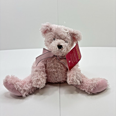 American Greetings Pink Teddy Bear Fuzzy Plush 12'' NEW w TAG