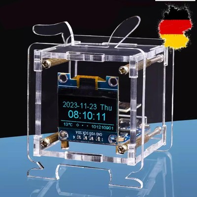 ESP8266 Mini-DIY-Elektroniksatz 0,96-Zoll-OLED-Display Elektronisches Uhrenset
