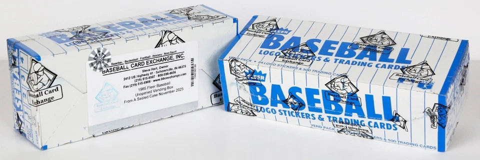 1985 Fleer Baseball Unopened Vending Box FASC BBCE Sealed - Quantity of 1!!