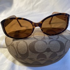 Womens Coach Sunglasses Tortoise, Anna S 439, With Case ,No Scratches 