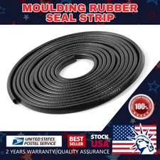 6M Black 20ft Rubber Seal Weather Strip Door Window Lock For GMC Ford Chevrolet