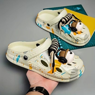 Cartoon Hunde Clogs Damen Herren rutschfest Plattform Sandalen Sommer Outdoor