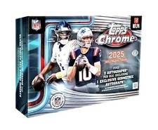 FULL SEALED CASE (6x BOXES) of 2025 TOPPS CHROME FOOTBALL BREAKERS DELIGHT
