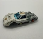 Vintage 1967 Hot Wheels Redline Ford J-Car Diecast Car White Mattel HK Black Int