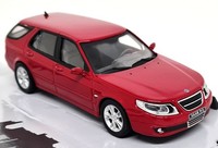 Cararama 1/43 Saab 9.5 Combi 2008 Red Diecast Scale Model Car