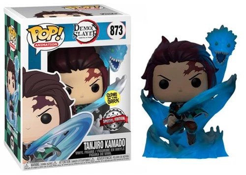 Funko Pop! Tanjiro Kamado (GITD, Dragon, Demon Slayer) 873 - Special Edition