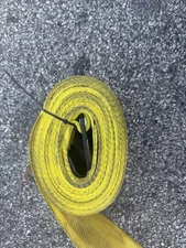 (10 Pack) 4"x40’ Winch Straps w/flat hook, WLL 5400 Flatbed Tie Down Strap