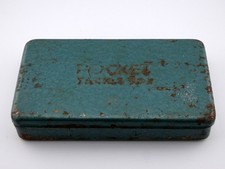Vintage Mini Metal Pocket Fishing Tackle Box ...