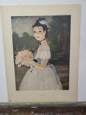 Dietz Edzard Le Debut Catalda Art Print 1952 