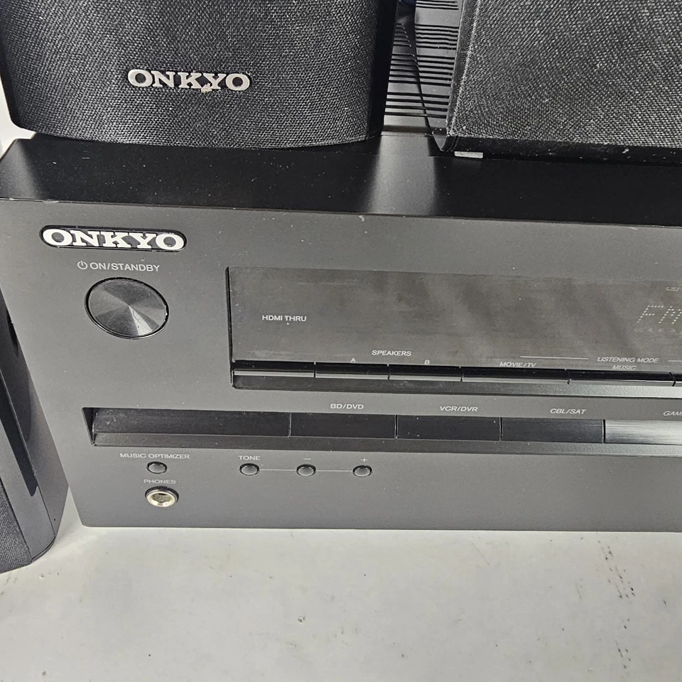 Onkyo HT-R390 5.1ch Dolby DTS HDMI 660w AV Receiver+Remote RC-762M Bundle Works - Image 2 of 4