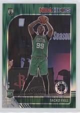 2019 Panini NBA Hoops Premium Stock Green Flash Prizm 77/99 Tacko Fall #240 1u6