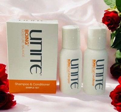 UNITE BOING Curl Moisture Balance Shampoo & Conditioner 1 Oz DUO 1Day Shipping