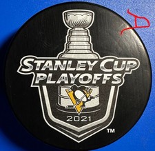 2021 Pittsburgh Penguins Stanley Cup Playoffs Souvenir Puck